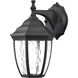 Bram 1 Light 10.79 inch Textured Black Outdoor Wall Sconce